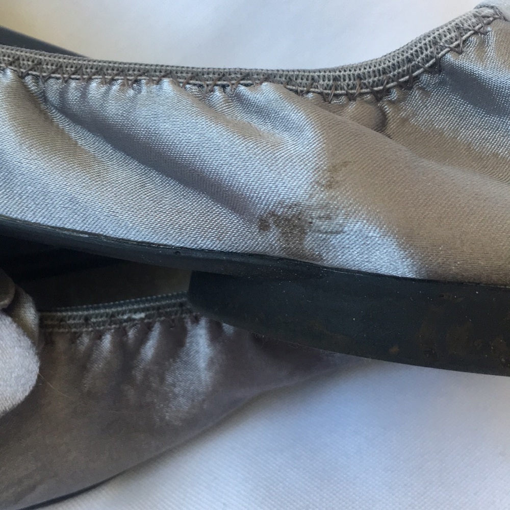 Silver ballet flat - Picture 4 of 6